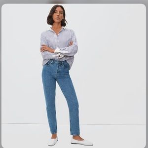 Everlane “the curvy 90s cheeky straight jean” in size 28 NWT